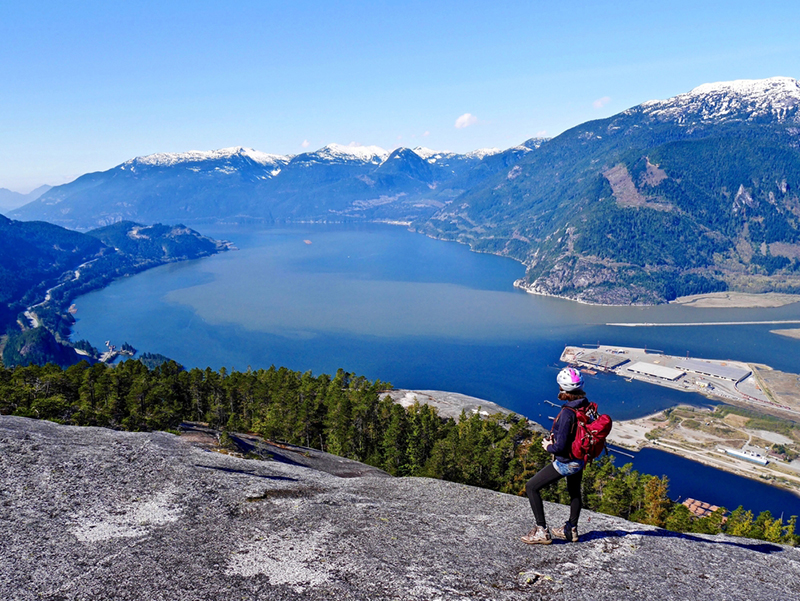 Hikers are rewarded with sensational views from the mountains around Vancouver